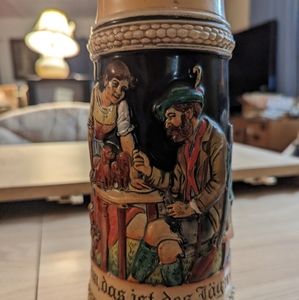 Vintage German Beer Drinking Stein